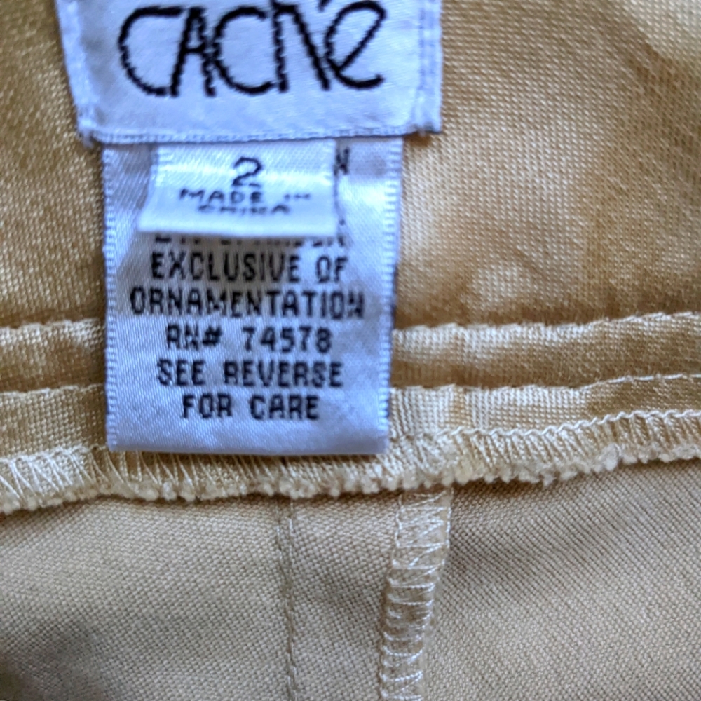 Gold pants